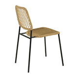 Lucy Dyed Cord Stackable Outdoor Dining Chair by TOV Furniture at Eve Furniture