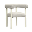 Jackie Cream Outdoor Textured Dining Chair by TOV Furniture at Eve Furniture