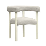 Jackie Cream Outdoor Textured Dining Chair by TOV Furniture at Eve Furniture