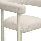 Jackie Cream Outdoor Textured Dining Chair by TOV Furniture at Eve Furniture