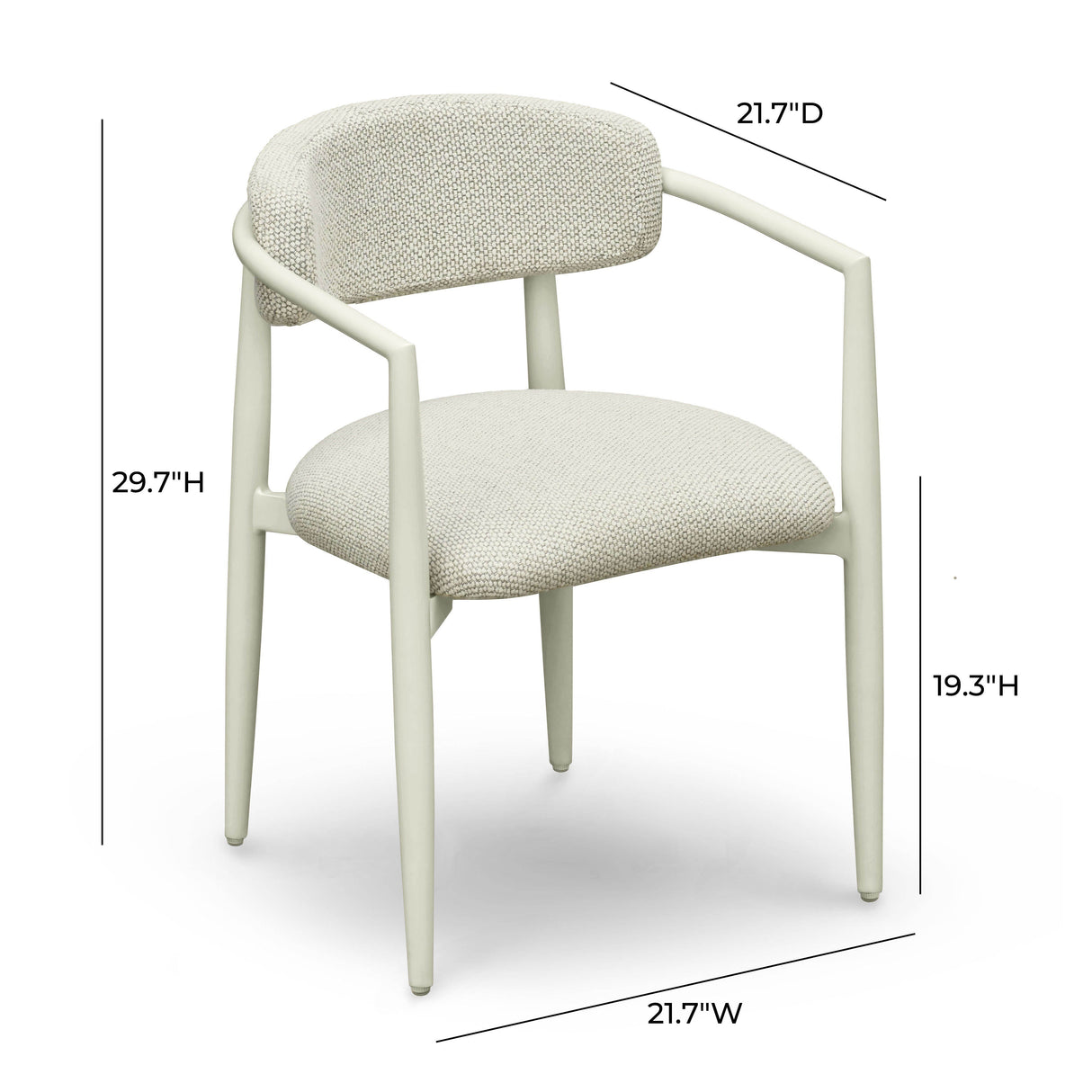 Annika Textured Outdoor Dining Arm Chair by TOV Furniture at Eve Furniture