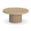 Darcy 36" Concrete Indoor / Outdoor Round Coffee Table by TOV Furniture at Eve Furniture