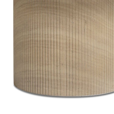 Darcy 36" Concrete Indoor / Outdoor Round Coffee Table by TOV Furniture at Eve Furniture