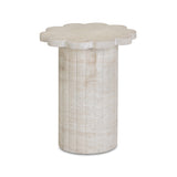 Blossom Faux Travertine Indoor/Outdoor Concrete Side Table by TOV Furniture at Eve Furniture