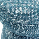 Tomlin Ruched Performance Fabric Game Ottoman by TOV Furniture at Eve Furniture