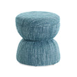 Tomlin Ruched Performance Fabric Game Ottoman by TOV Furniture at Eve Furniture