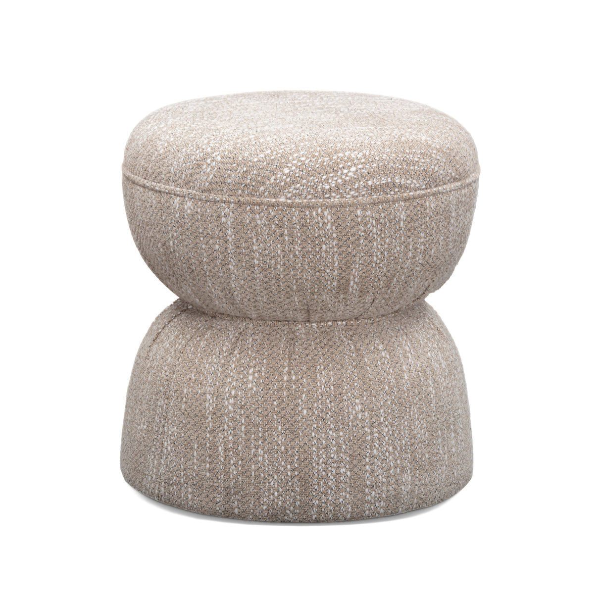 Tomlin Ruched Performance Fabric Game Ottoman by TOV Furniture at Eve Furniture