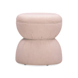 Tomlin Ruched Performance Fabric Game Ottoman by TOV Furniture at Eve Furniture