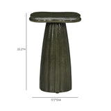 Addison Green Concrete Indoor/Outdoor Side Table by TOV Furniture at Eve Furniture