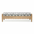 Thelma 56" Leopard Jacquard Bench by TOV Furniture at Eve Furniture