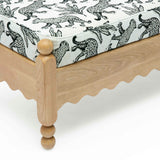 Thelma 56" Leopard Jacquard Bench by TOV Furniture at Eve Furniture