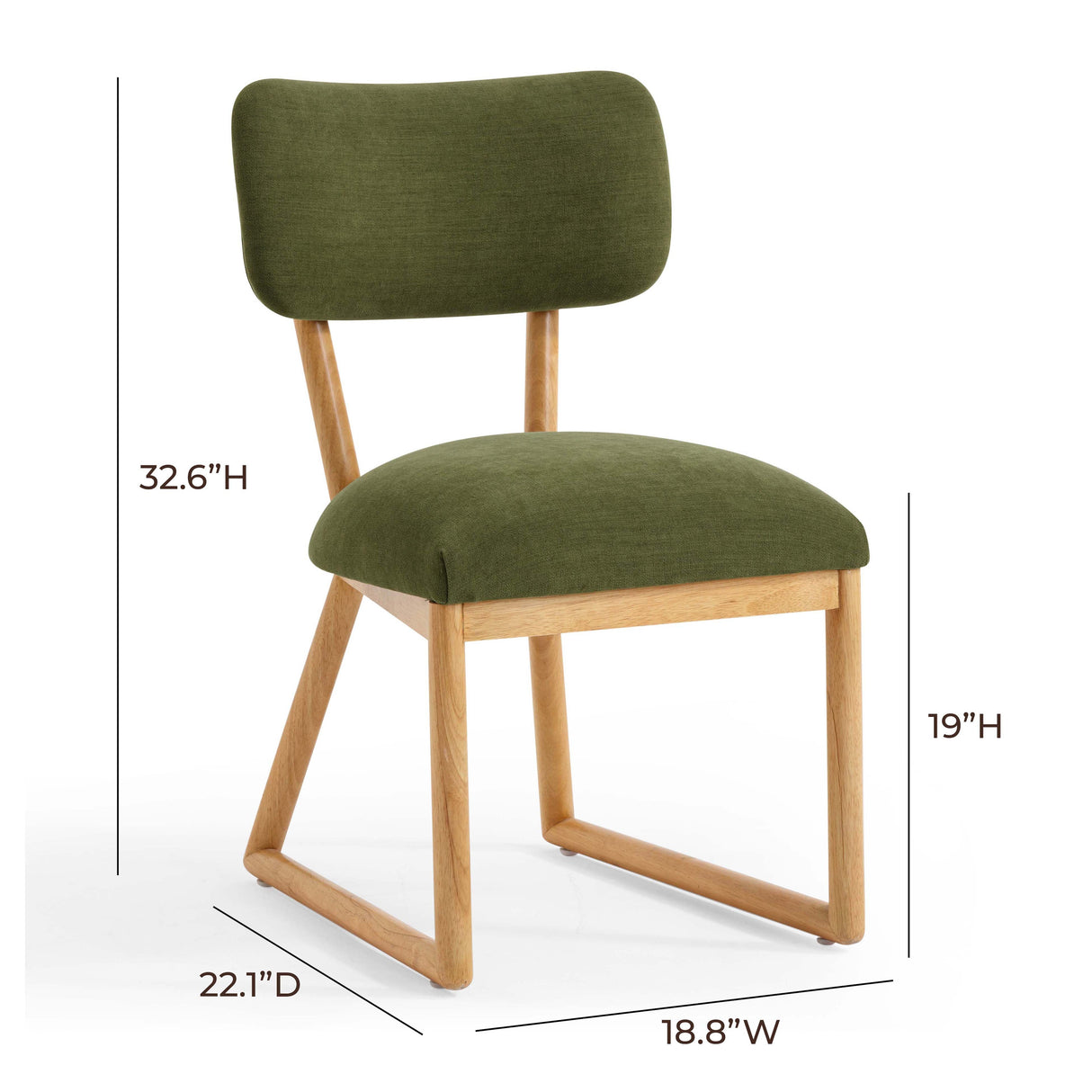Bobbie Performance Upcycled Fabric Dining Chair by TOV Furniture at Eve Furniture