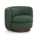 Nura Chenille Swivel Accent Chair by TOV Furniture at Eve Furniture