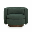 Nura Chenille Swivel Accent Chair by TOV Furniture at Eve Furniture