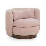 Nura Chenille Swivel Accent Chair by TOV Furniture at Eve Furniture
