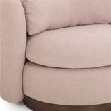 Nura Chenille Swivel Accent Chair by TOV Furniture at Eve Furniture