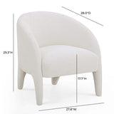 Kris Chenille Accent Chair by TOV Furniture at Eve Furniture