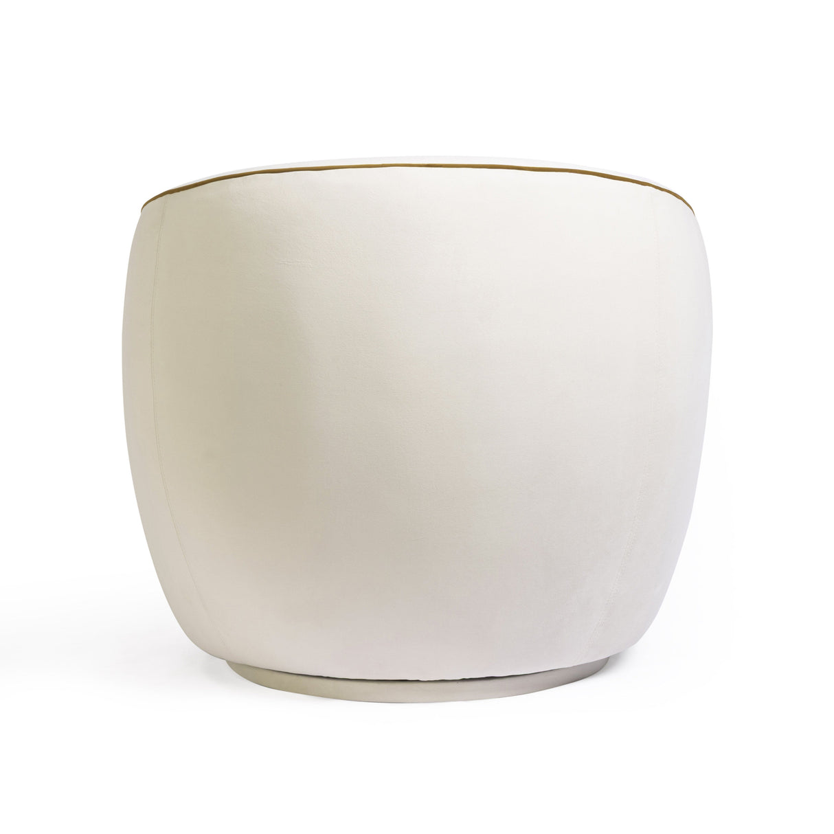 Jordan Contrast Piping Velvet Swivel Chair by TOV Furniture at Eve Furniture