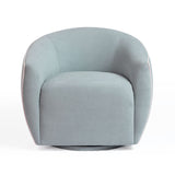 Jordan Contrast Piping Velvet Swivel Chair by TOV Furniture at Eve Furniture