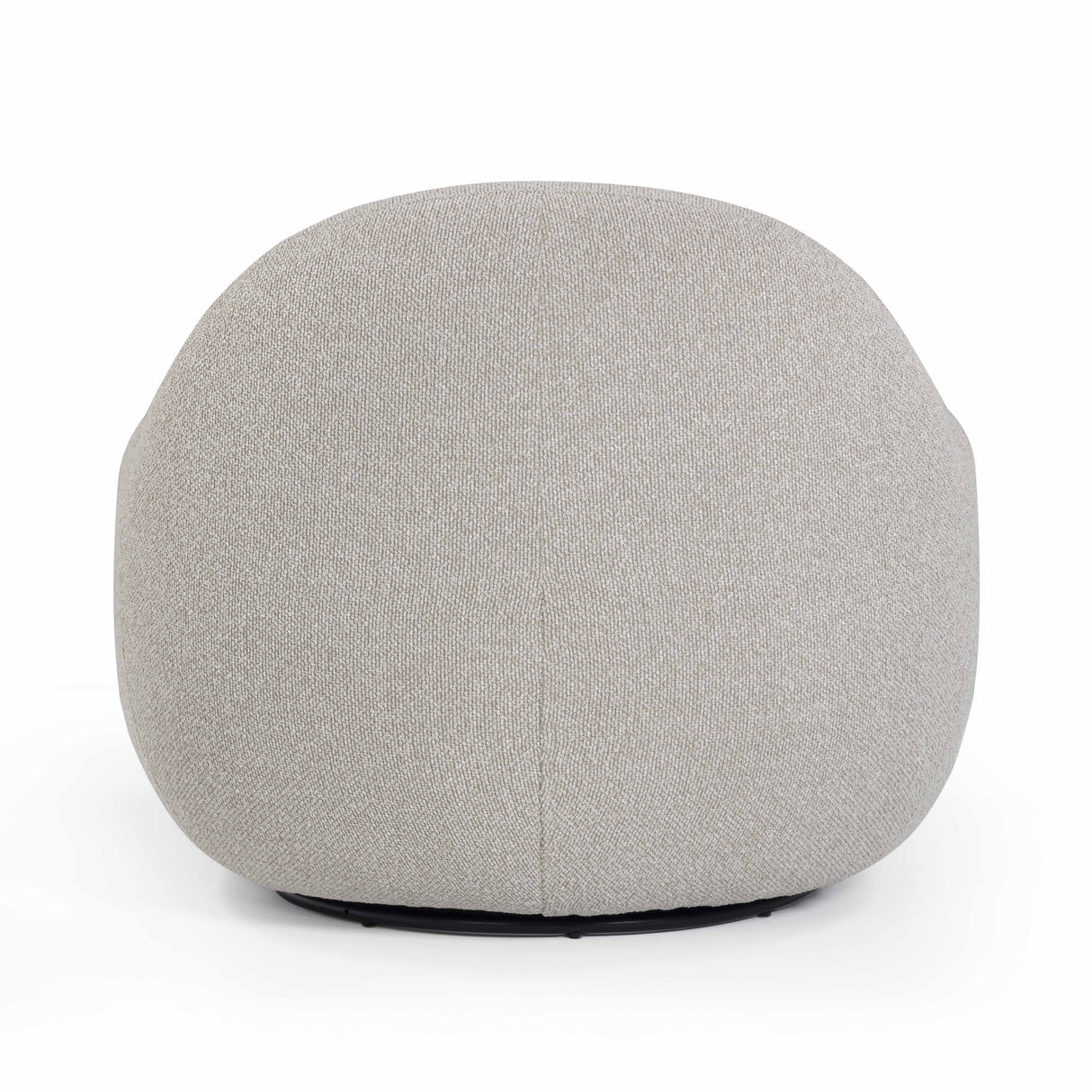 Tiago Warm Grey Boucle Swivel Chair by TOV Furniture at Eve Furniture