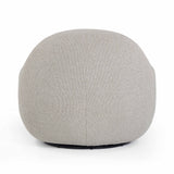 Tiago Warm Grey Boucle Swivel Chair by TOV Furniture at Eve Furniture