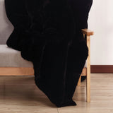 Caparica Black Throw Blanket