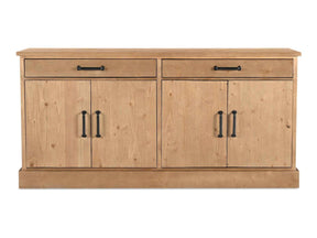 Tade Honey Pine 2 Drawer Sideboard