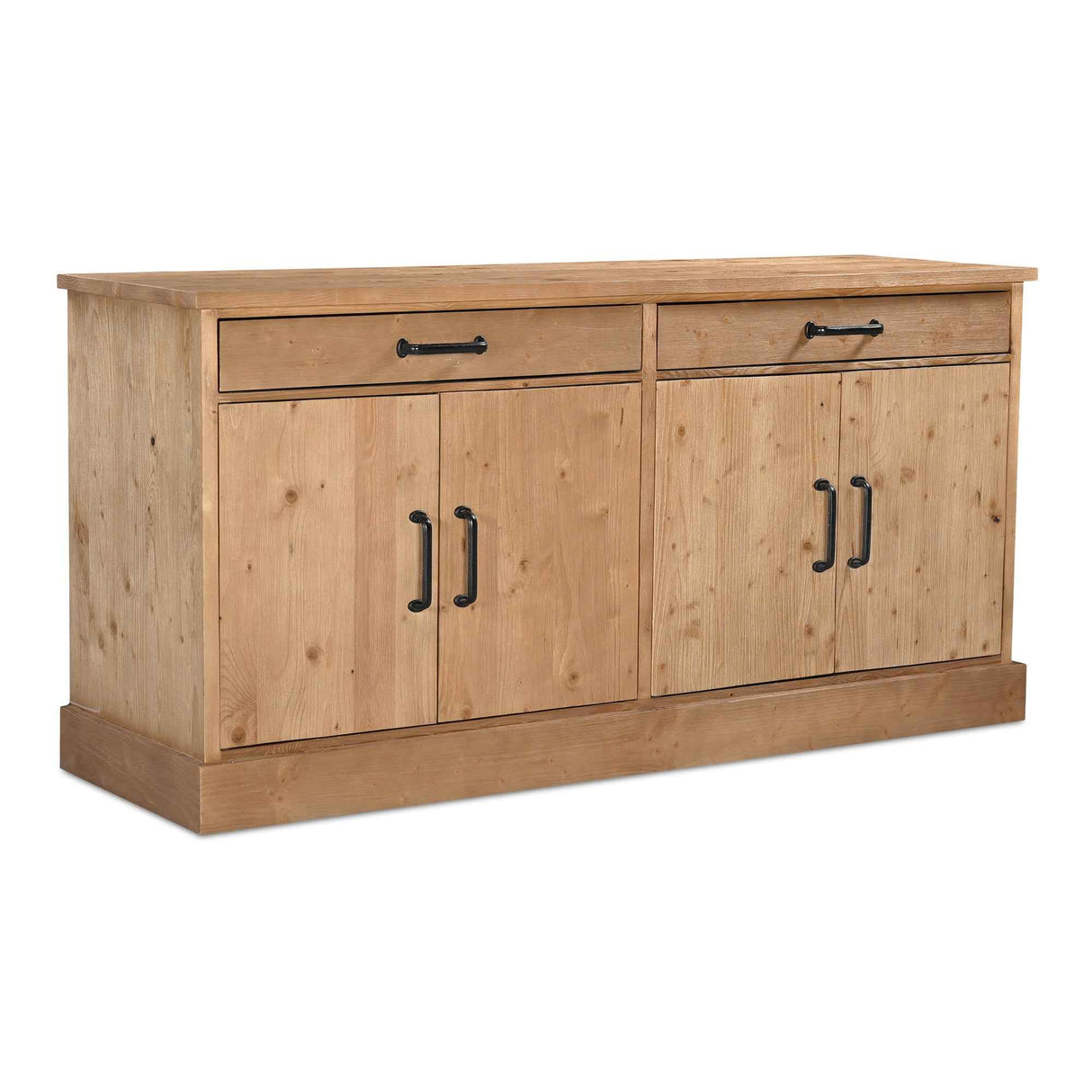 Tade Honey Pine 2 Drawer Sideboard