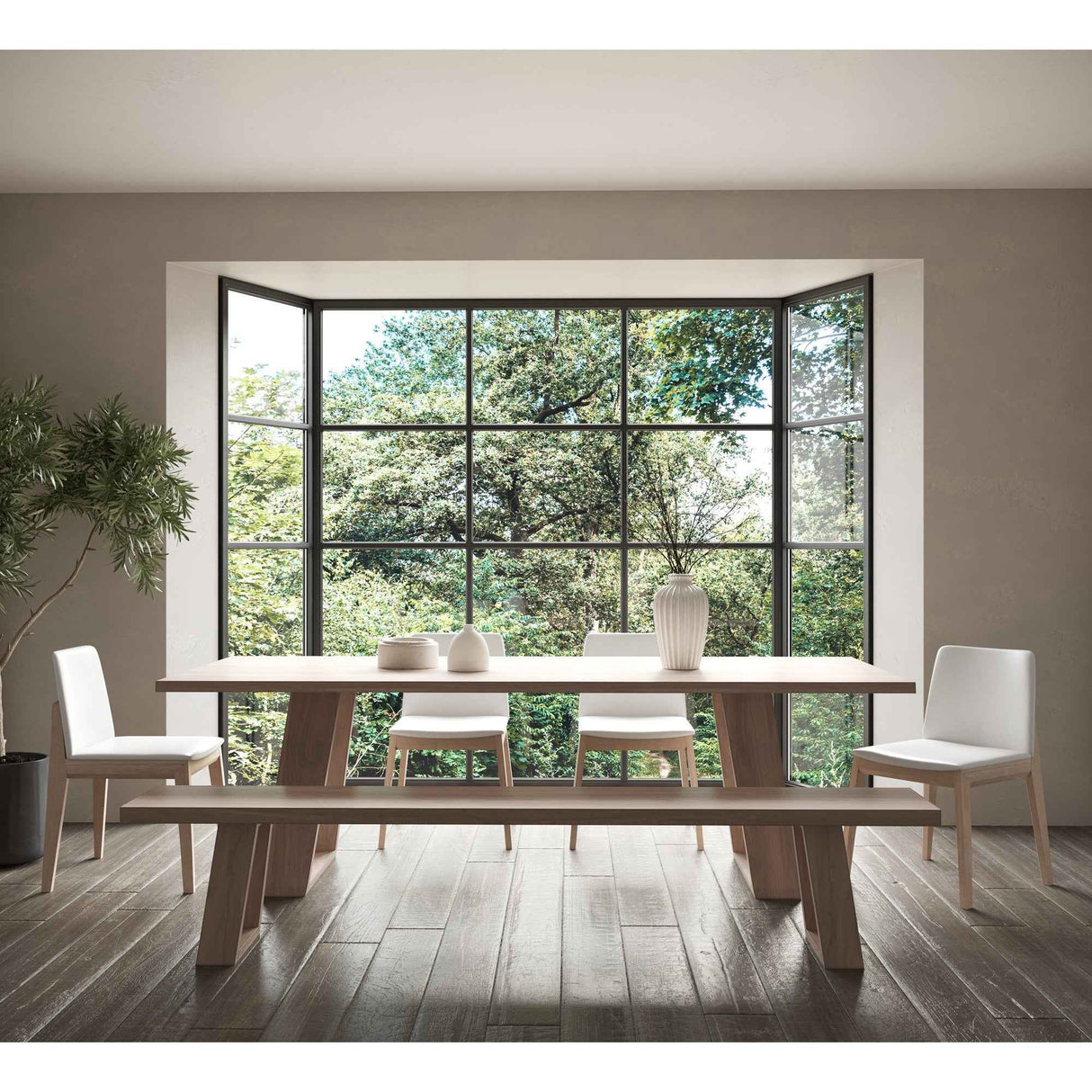 Tanya Grey Dining Table (Rectangular) by Moe's Home at Eve Furniture
