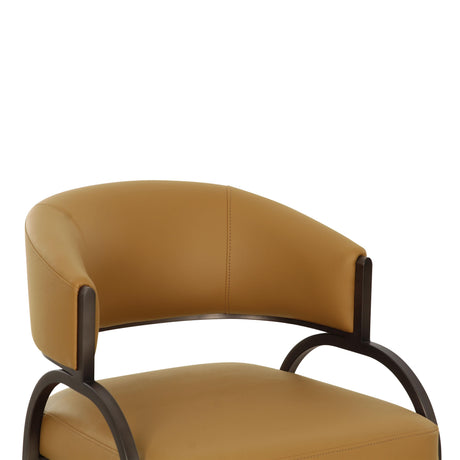 Tatum Performance Vegan Leather Dining Chair by TOV Furniture at Eve Furniture