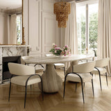 Tatum Performance Vegan Leather Dining Chair by TOV Furniture at Eve Furniture