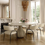 Tatum Performance Vegan Leather Dining Chair by TOV Furniture at Eve Furniture