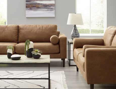 Telora Caramel Living Room Set by Ashley at Eve Furniture