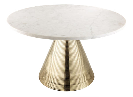 Tempo Marble Coffee Table by TOV Furniture at Eve Furniture