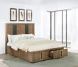 Terrace Ash Brown 2-Drawer California King Storage Bed by Coaster at Eve Furniture
