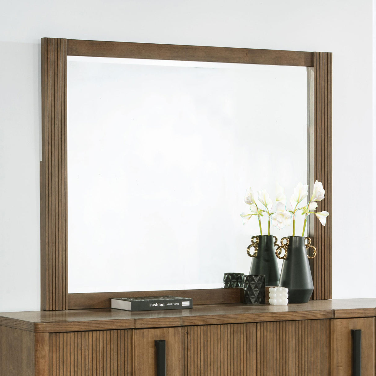 Terrace Ash Brown Dresser Mirror by Coaster at Eve Furniture