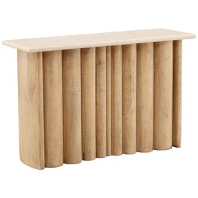 Thandi Console Table, Light Natural by Dovetail at Eve Furniture
