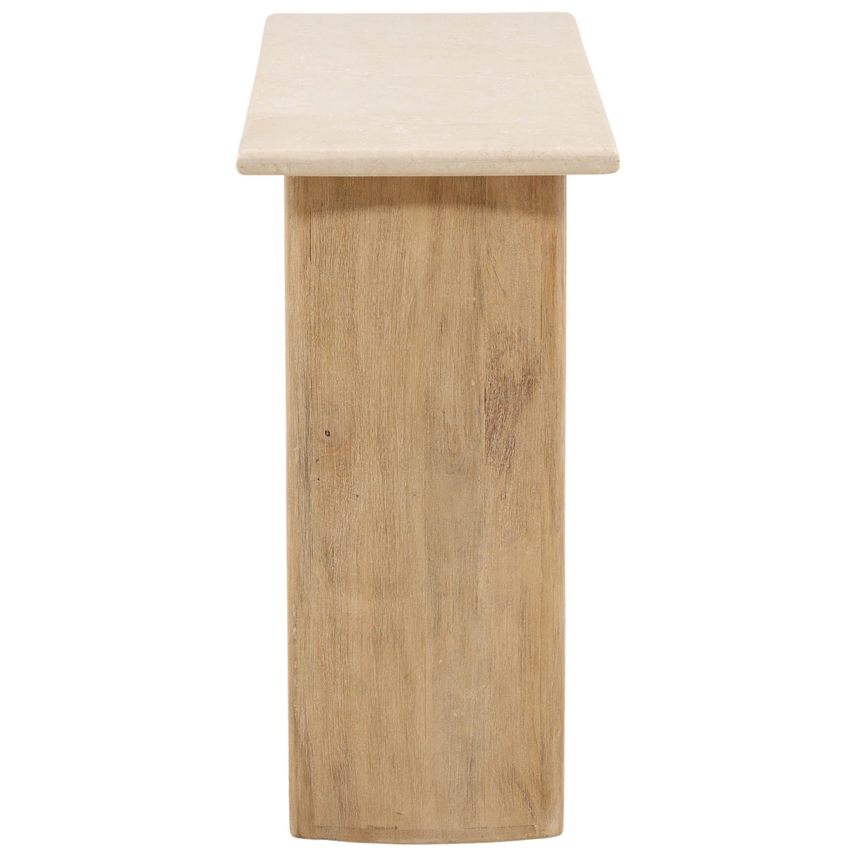 Thandi Console Table, Light Natural by Dovetail at Eve Furniture