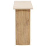 Thandi Console Table, Light Natural by Dovetail at Eve Furniture