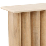Thandi Console Table, Light Natural by Dovetail at Eve Furniture