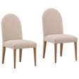 Thema Dining Chair, Sand, Set of 2 by Dovetail at Eve Furniture