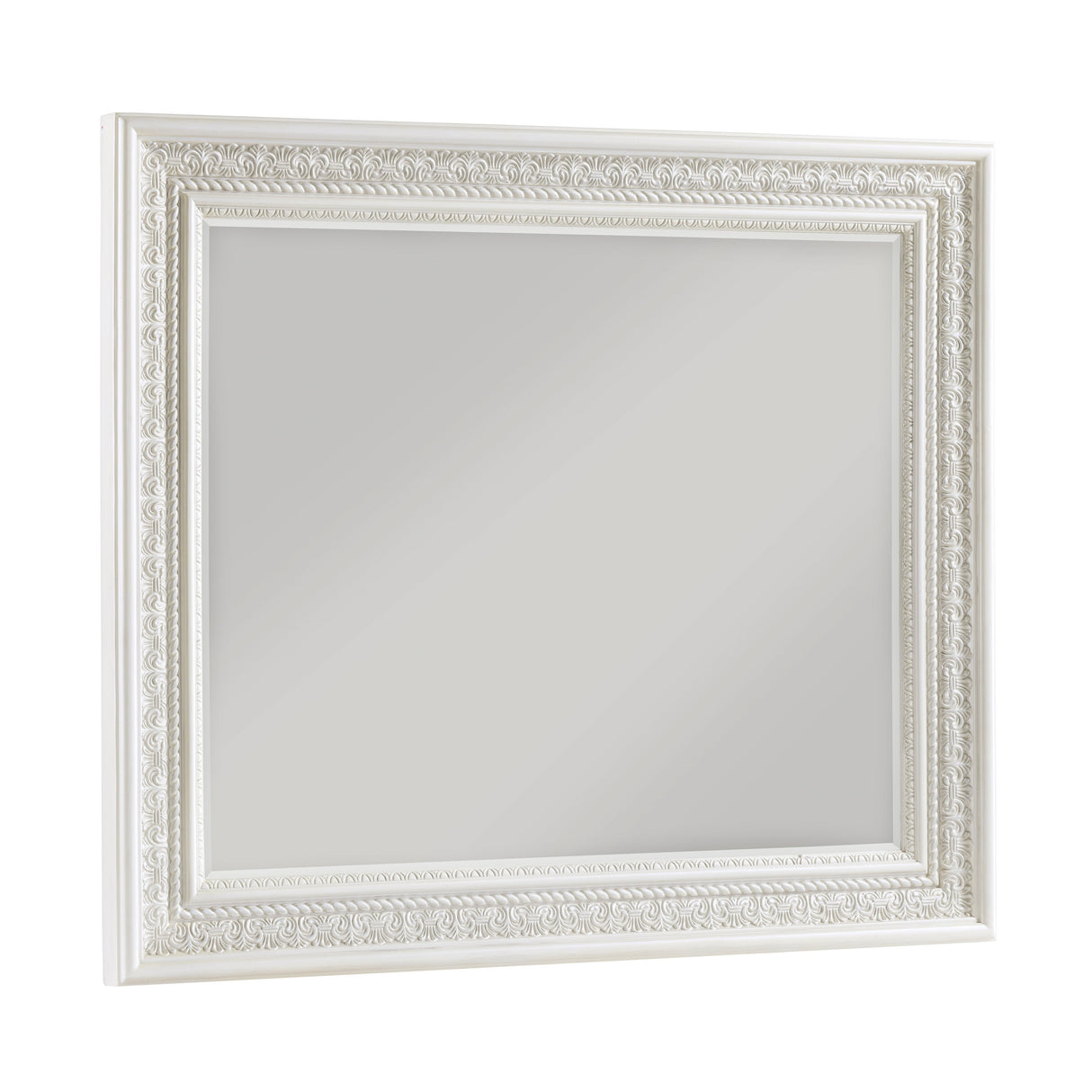 Theodora Pearl White Mirror (Mirror Only) by Homelegance at Eve Furniture