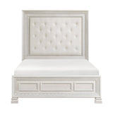 Theodora Pearl White Panel Bedroom Set by Homelegance at Eve Furniture