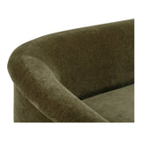 Thora Dark Green Sofa by Moe's Home at Eve Furniture