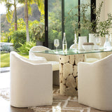 Thora Dining Chair, Cream by Dovetail at Eve Furniture
