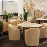 Thora Dining Chair, Sand by Dovetail at Eve Furniture