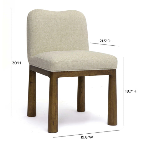 Tiara Performance Basketweave Fabric Dining Chair by TOV Furniture at Eve Furniture
