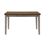 Tigard Cherry/Gray Counter Height Table by Homelegance at Eve Furniture