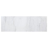 Toby Espresso/White Rectangular Marble Top Counter Height Table by Coaster at Eve Furniture