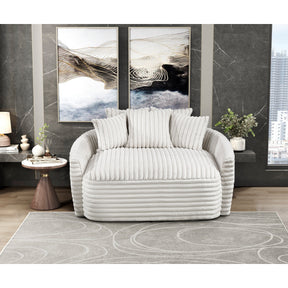 Tomball Beige Oversized Chaise Lounge by Homelegance at Eve Furniture